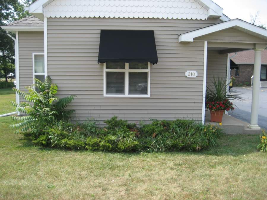 Stationary Window and Door Awnings Sun and Shade Awnings for